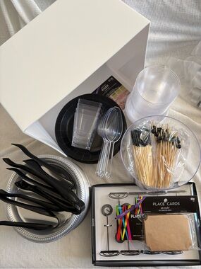 Mix of Graduation Party Supplies